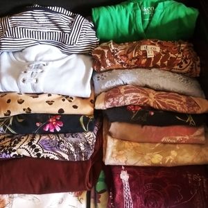 Huge lot of tops